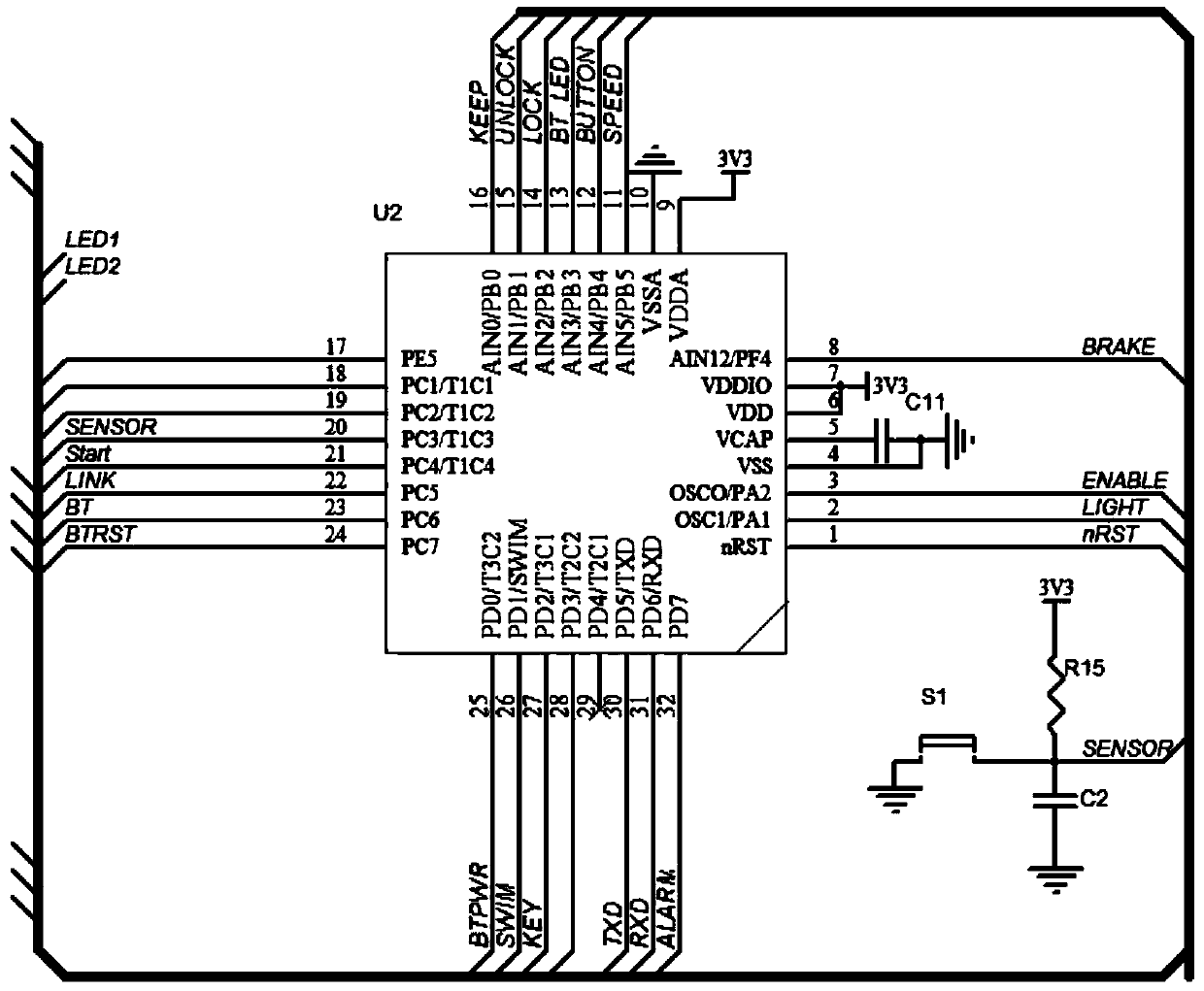 Intelligent motorcycle starting system with Bluetooth transmission and control method of intelligent motorcycle starting system