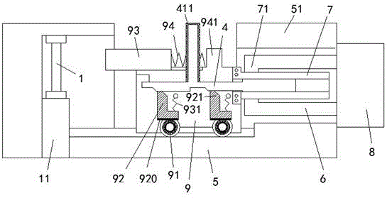 Durable loading device for rigidity tests and using method of durable loading device