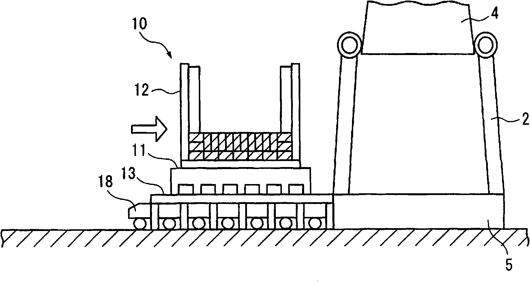 Blast furnace bottom structure