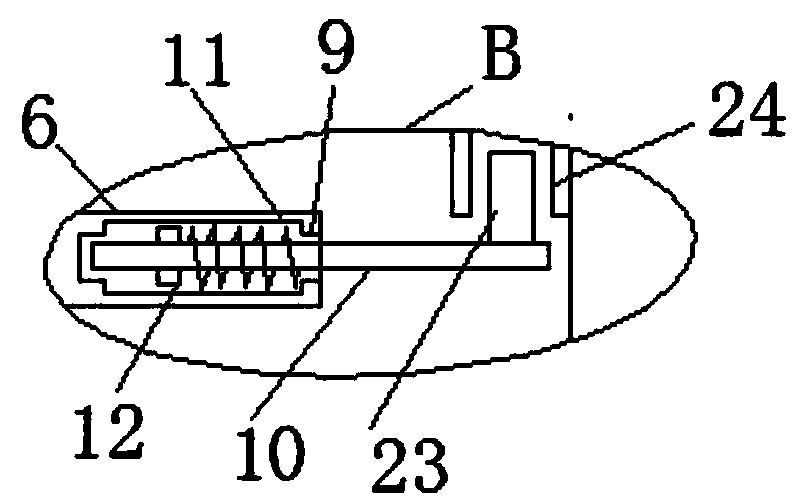 Cleaning barrel with cleaning and dehydrating functions