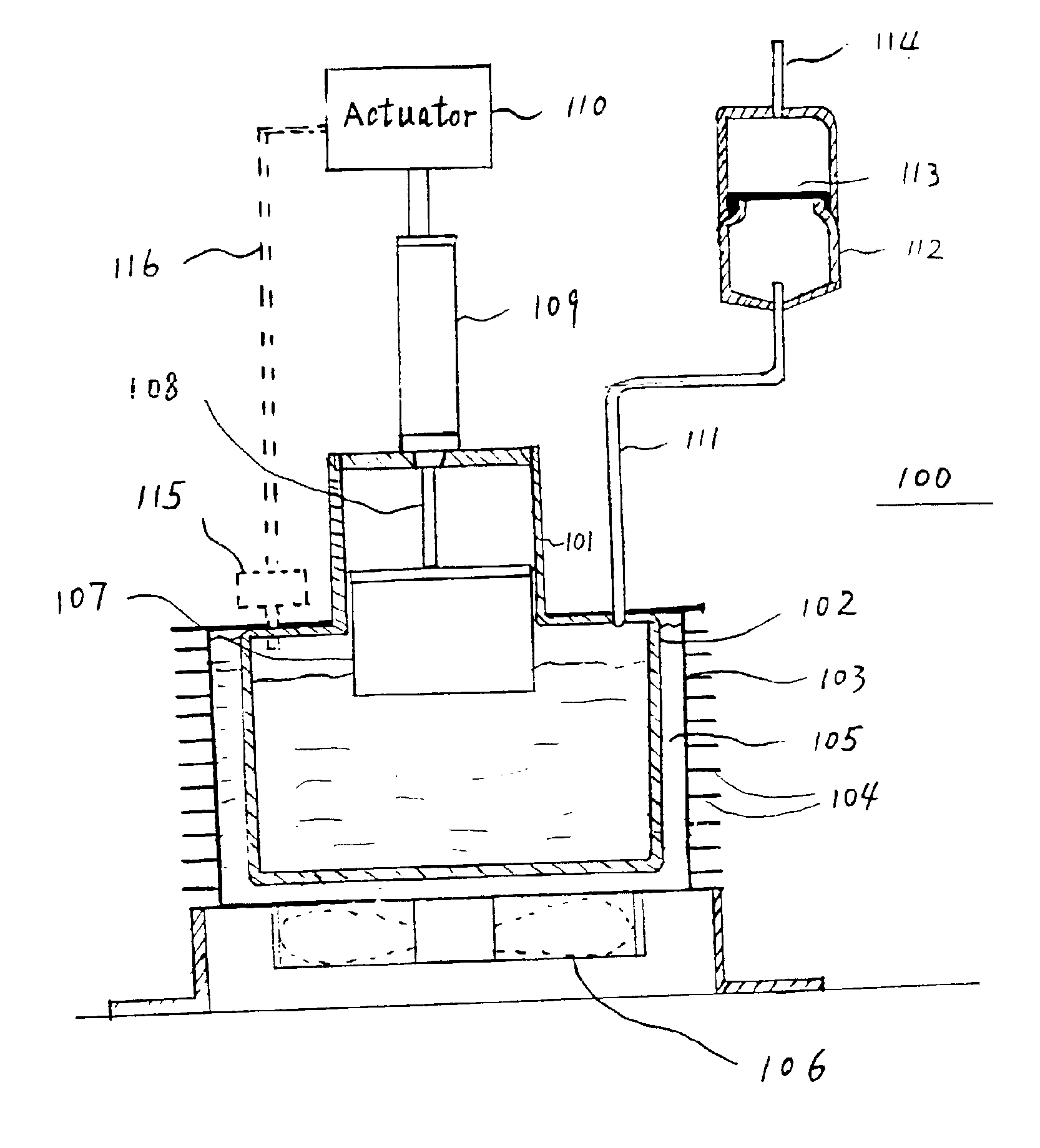 Self-regulating hydrogen generator