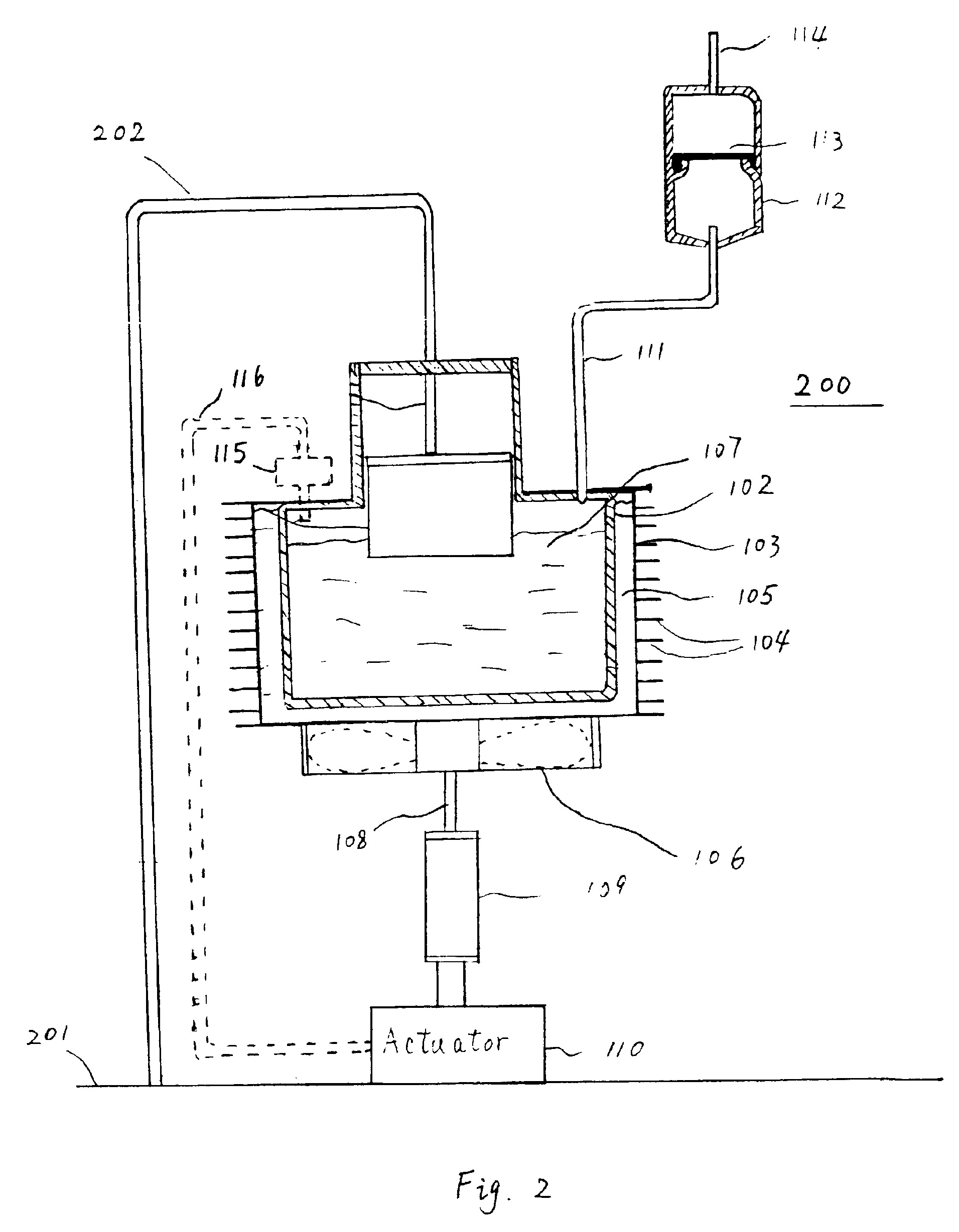 Self-regulating hydrogen generator