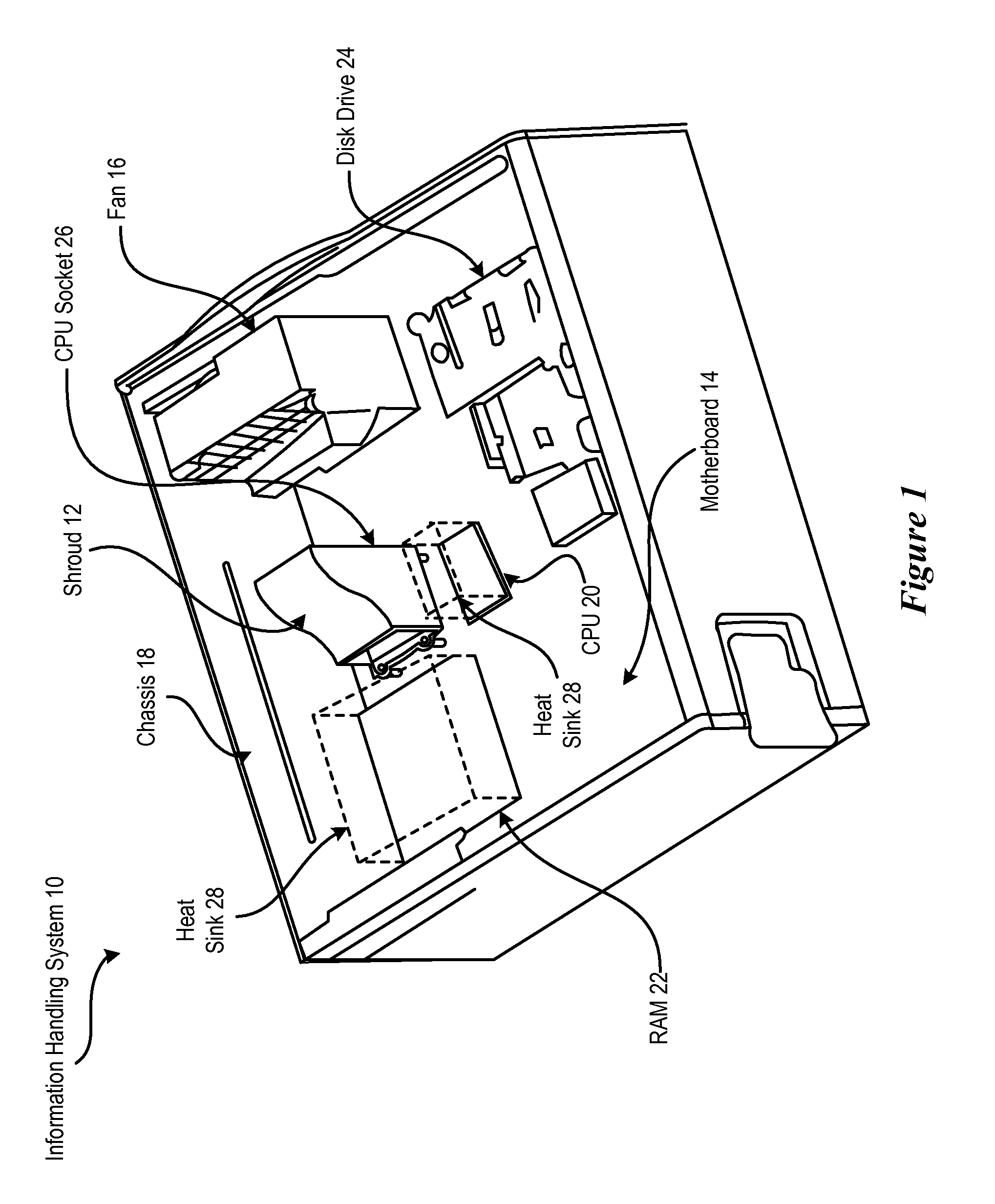 System and Method for Managing Cooling Airflow for a Multiprocessor Information Handling System