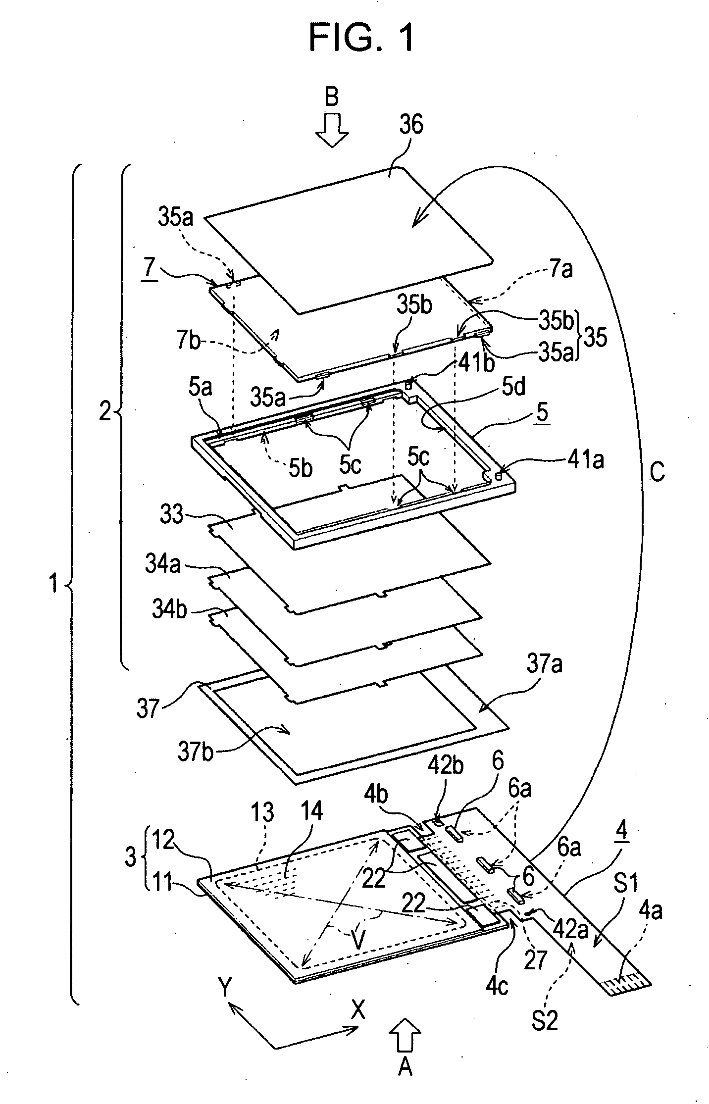 Lighting device, electro-optical device and electronic apparatus