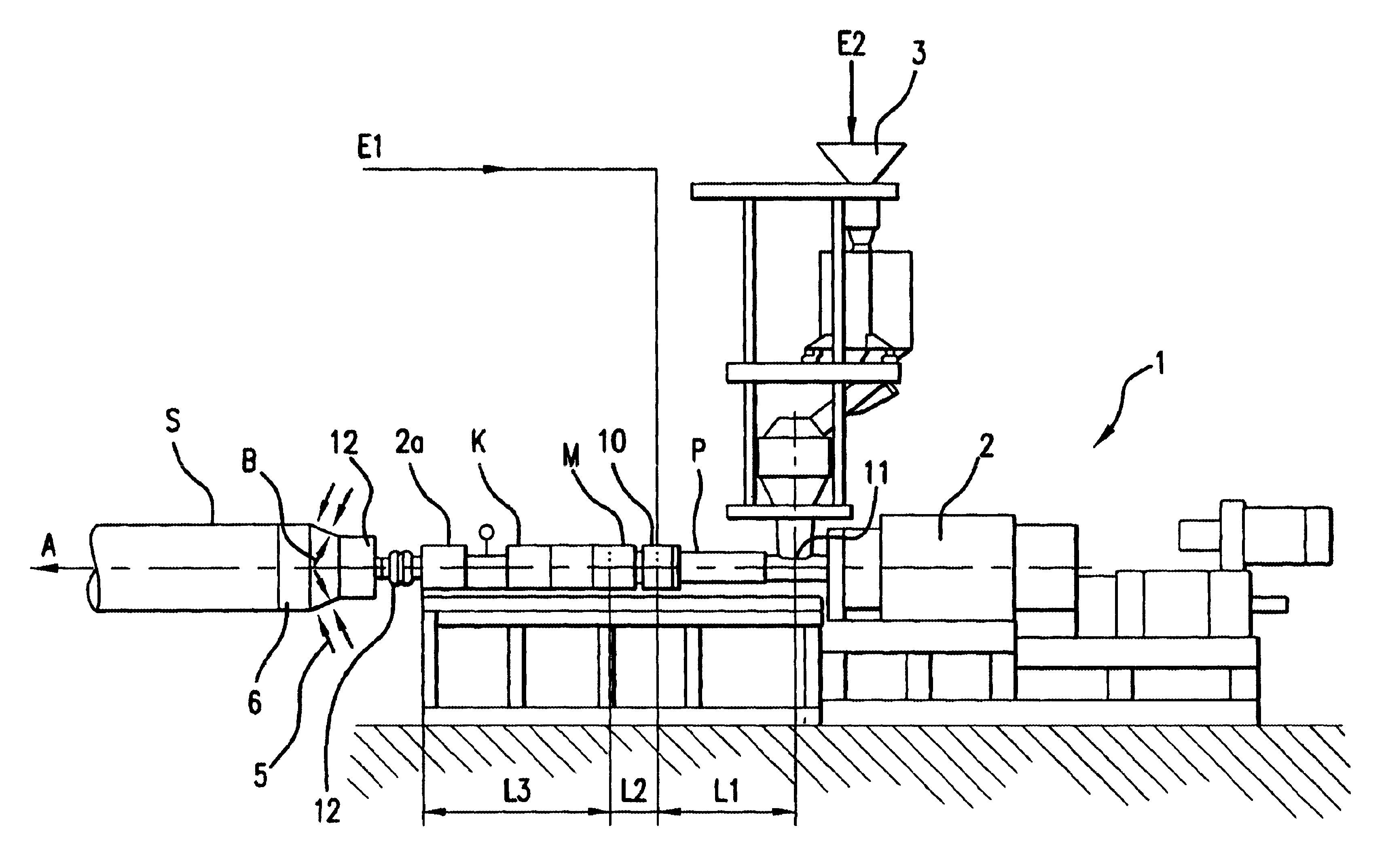 Method and device for producing at least partially open-celled foam films from styrene polymers