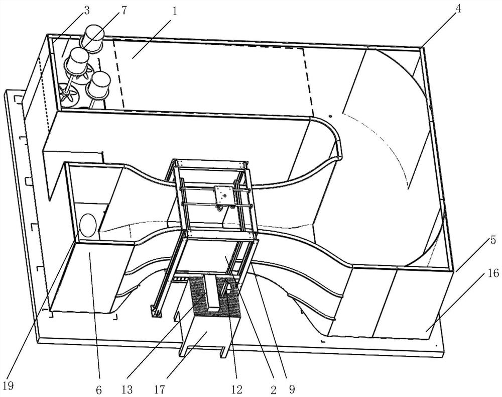 Multifunctional bionic hydrodynamic test platform