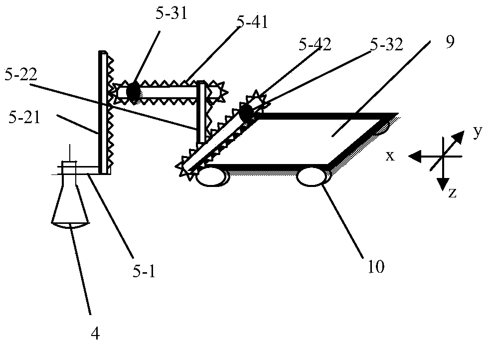 Visual measurement and three-dimensional reconstruction method of model terrain in muddy water