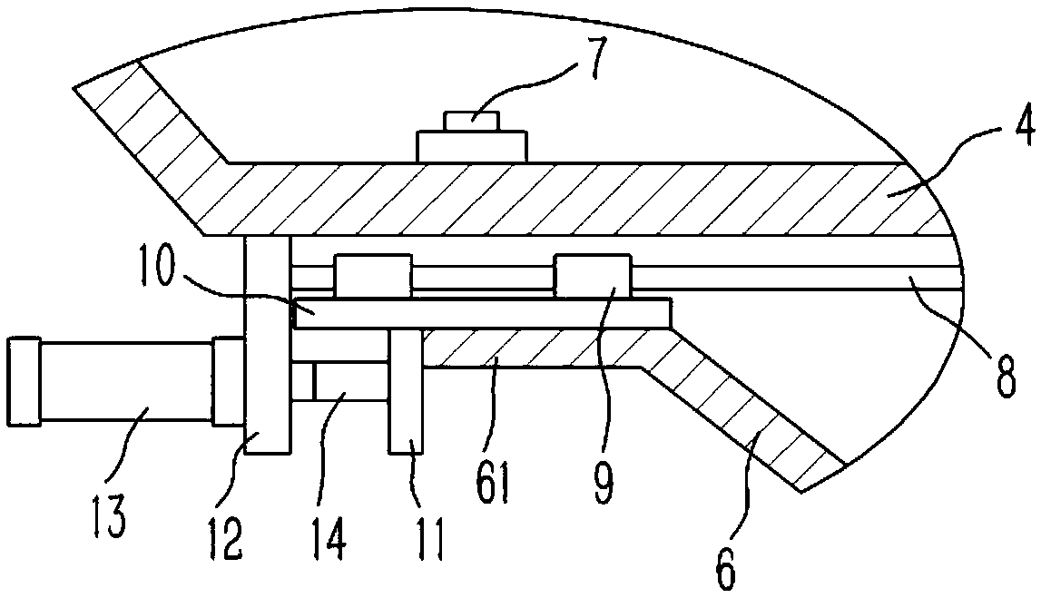 Filtering device for paper pulp water filtering