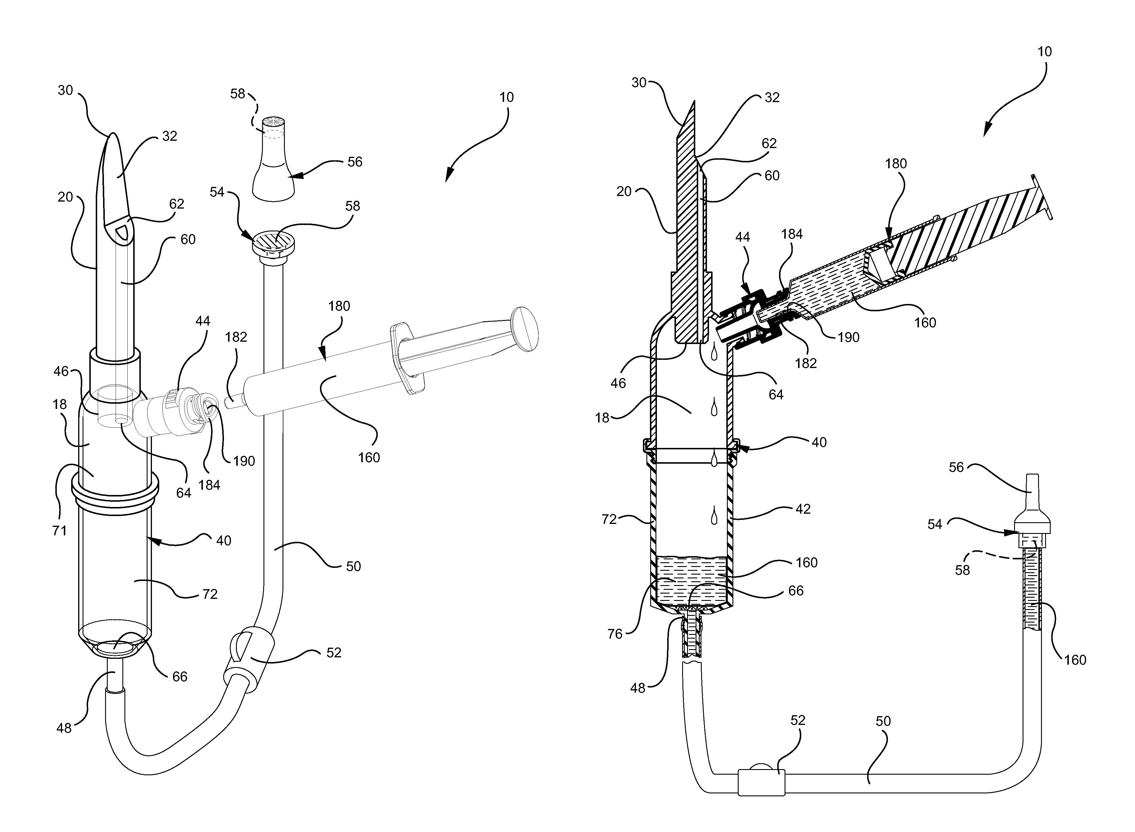 Systems and methods for providing a closed venting hazardous drug IV set