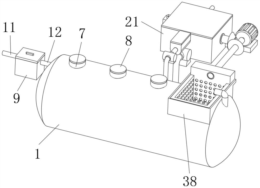 Membrane biological reaction MBR integrated sewage treatment system