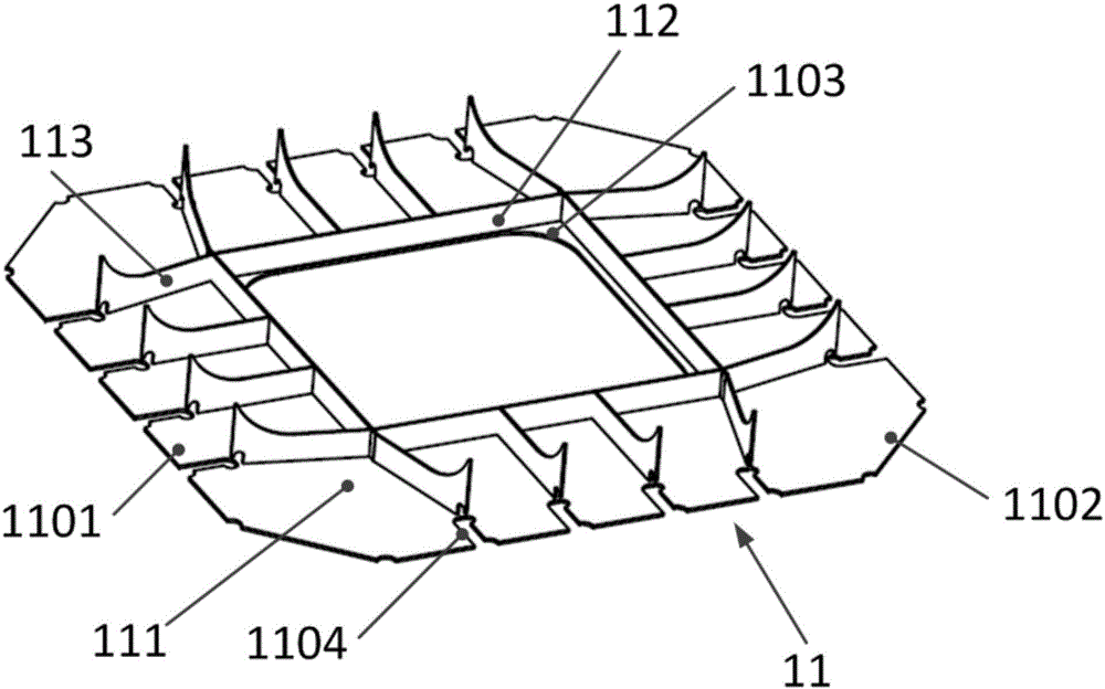 Octagonal pile leg provided with safe floating mechanism