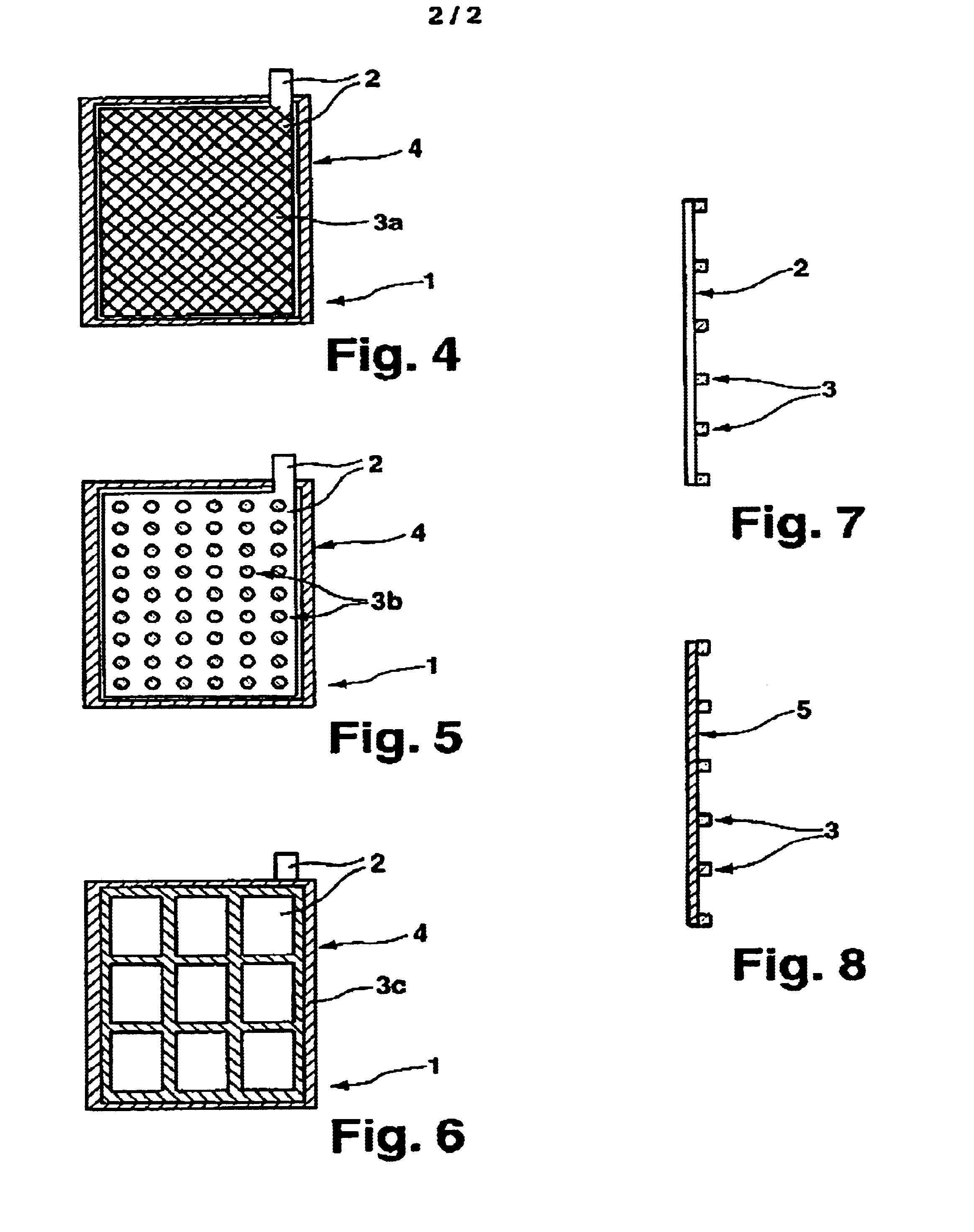 Electrode unit for rechargeable electrochemical cells