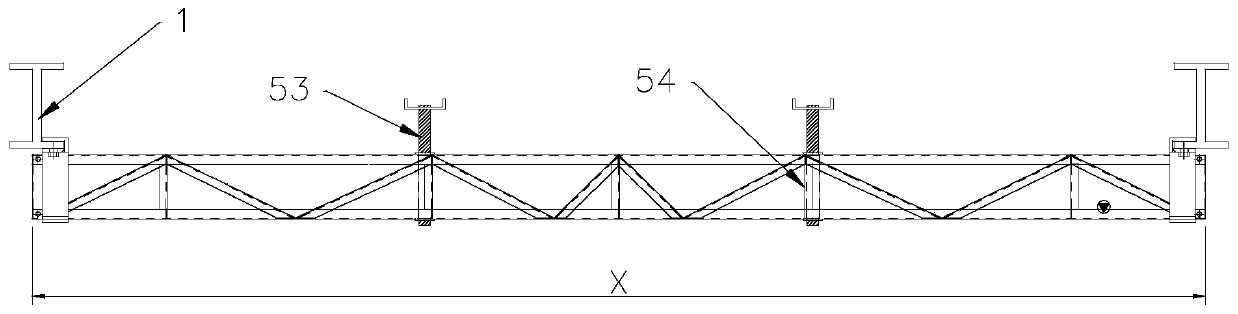 Upside-down type supporting system of floor support plate