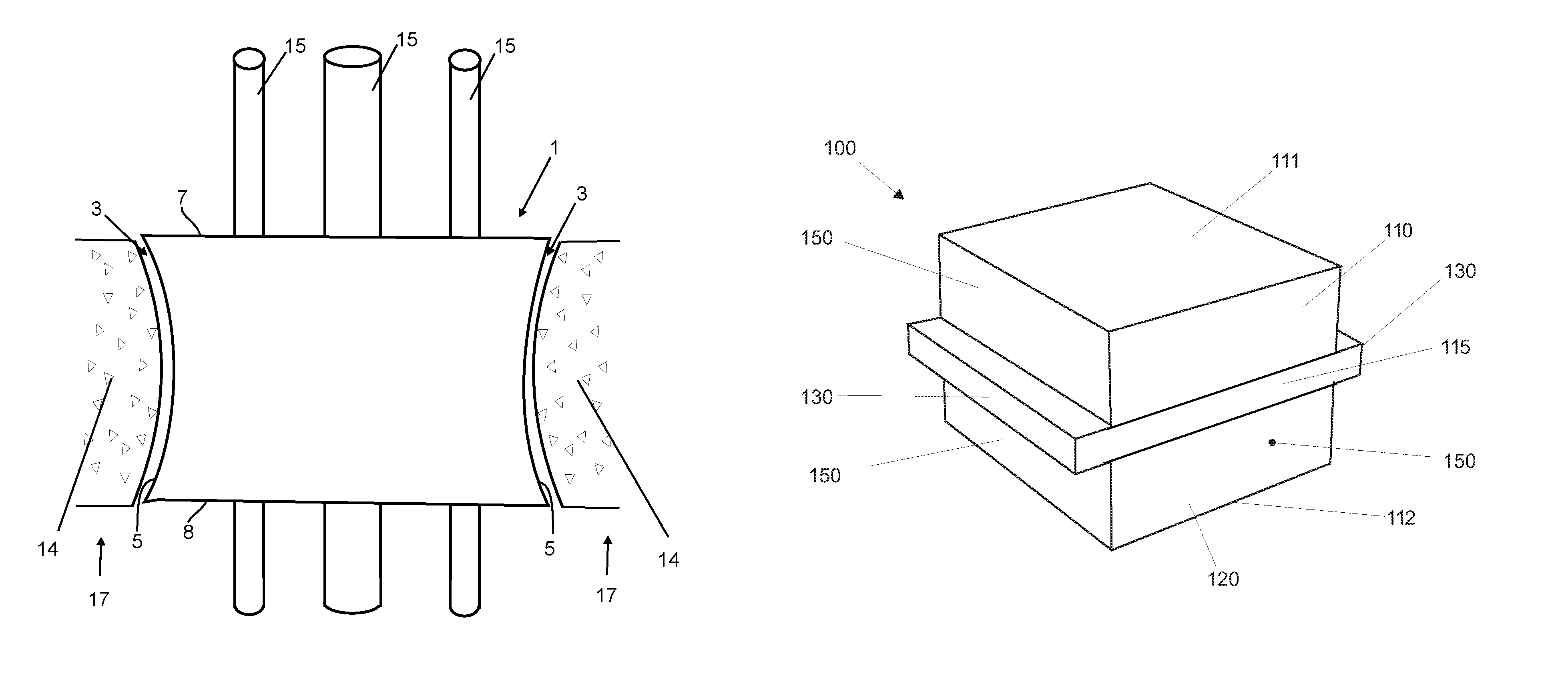 Supporting element for pipes in buildings and application method of a pipe supporting element in a flagstone