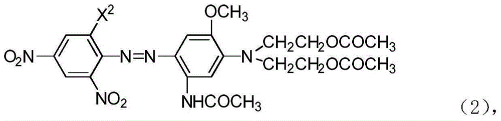 Disperse black dye composition, dye product containing composition, use and colored product