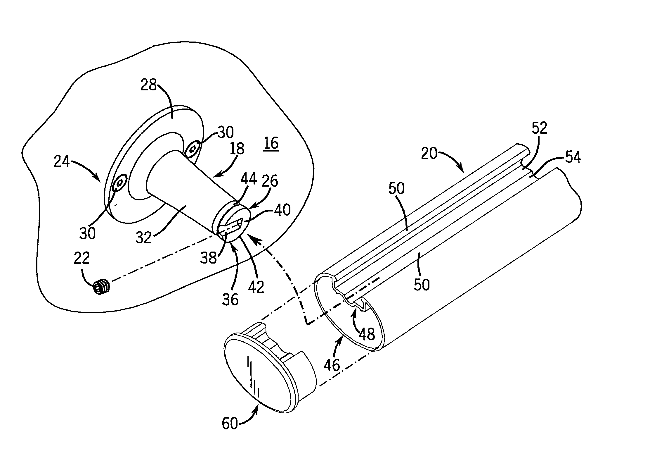 Wall mountable accessory assembly