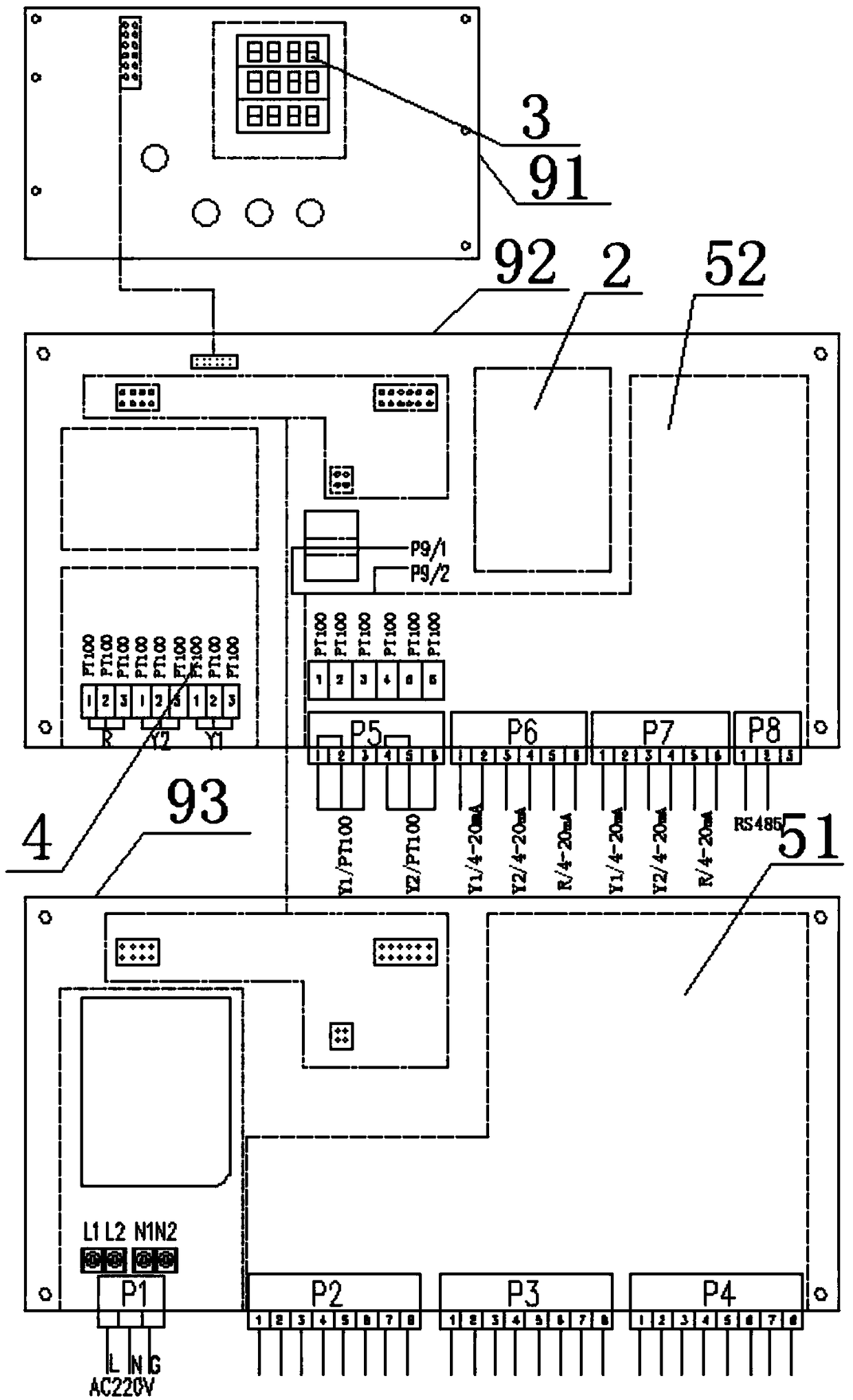 Oil immersion transformer temperature calculating method and temperature control device