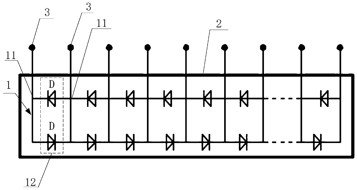 Circuit, device and method for power balance of single battery of electric vehicle