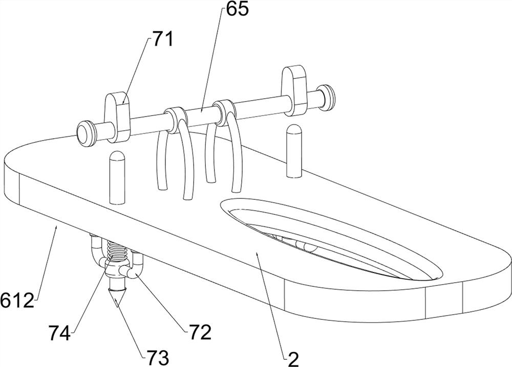 Patting type garden tree accumulated snow cleaning equipment