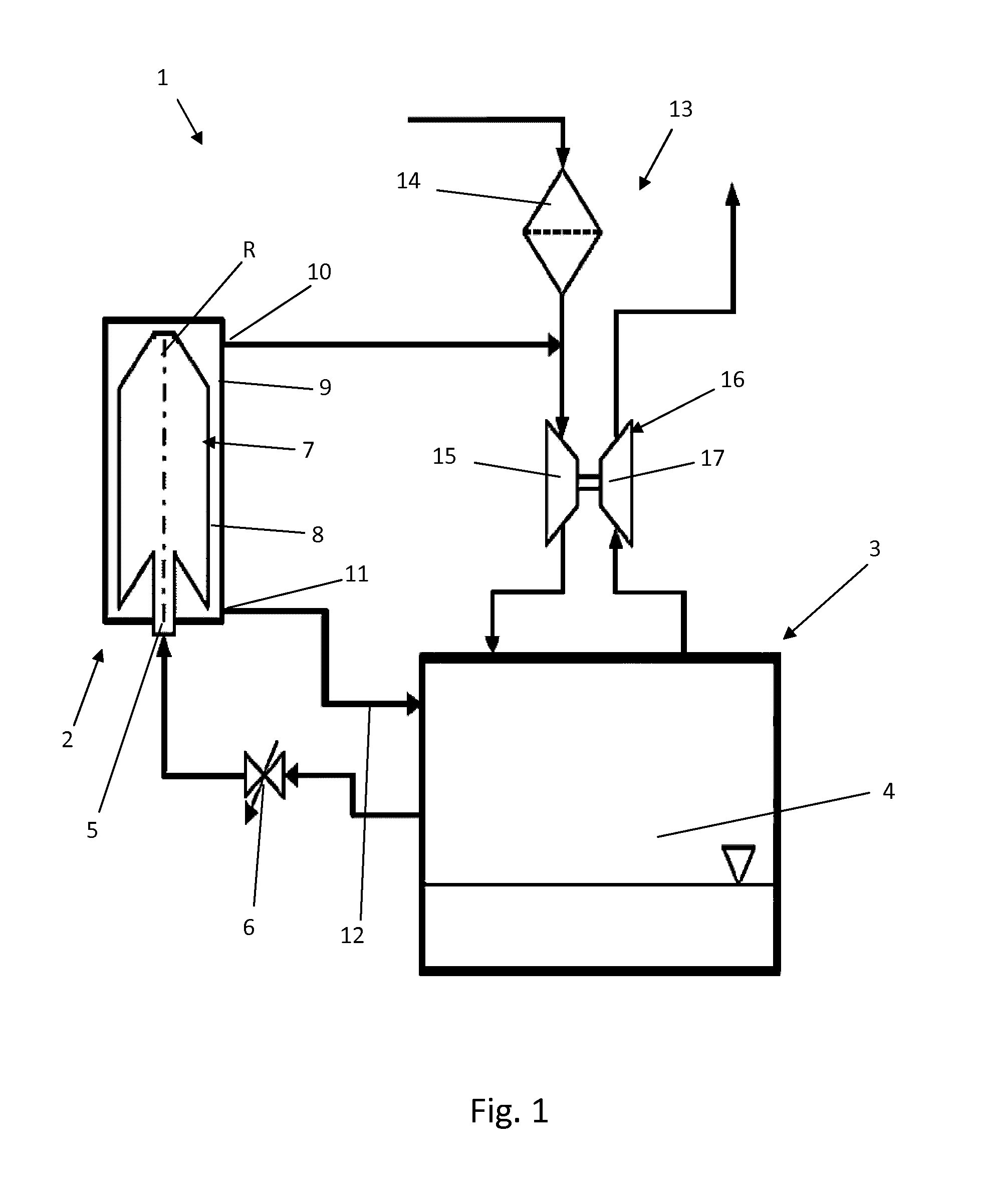 Separating device, an internal combustion engine and centrifugal separator assembly and a method of separating contaminants from crankcase gas