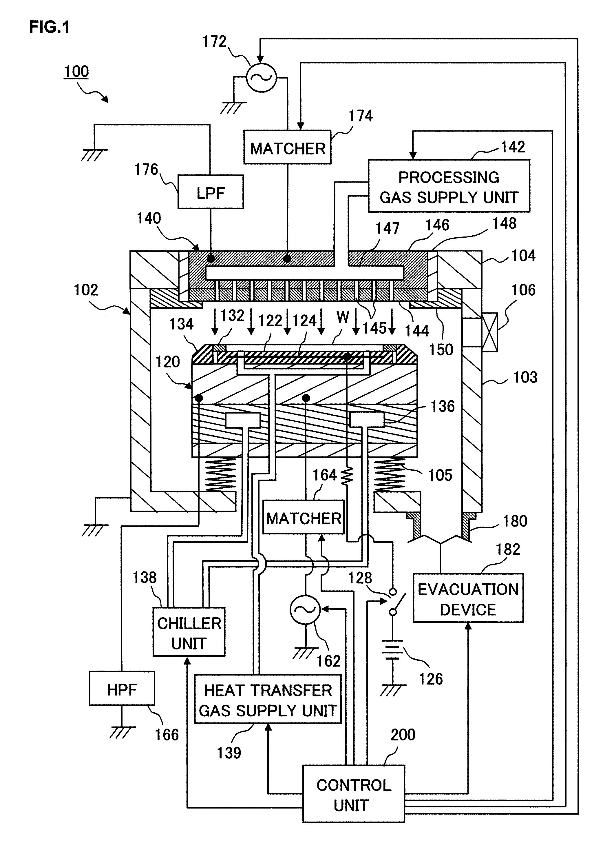 Treatment device, treatment device consumable parts management method, treatment system, and treatment system consumable parts management method