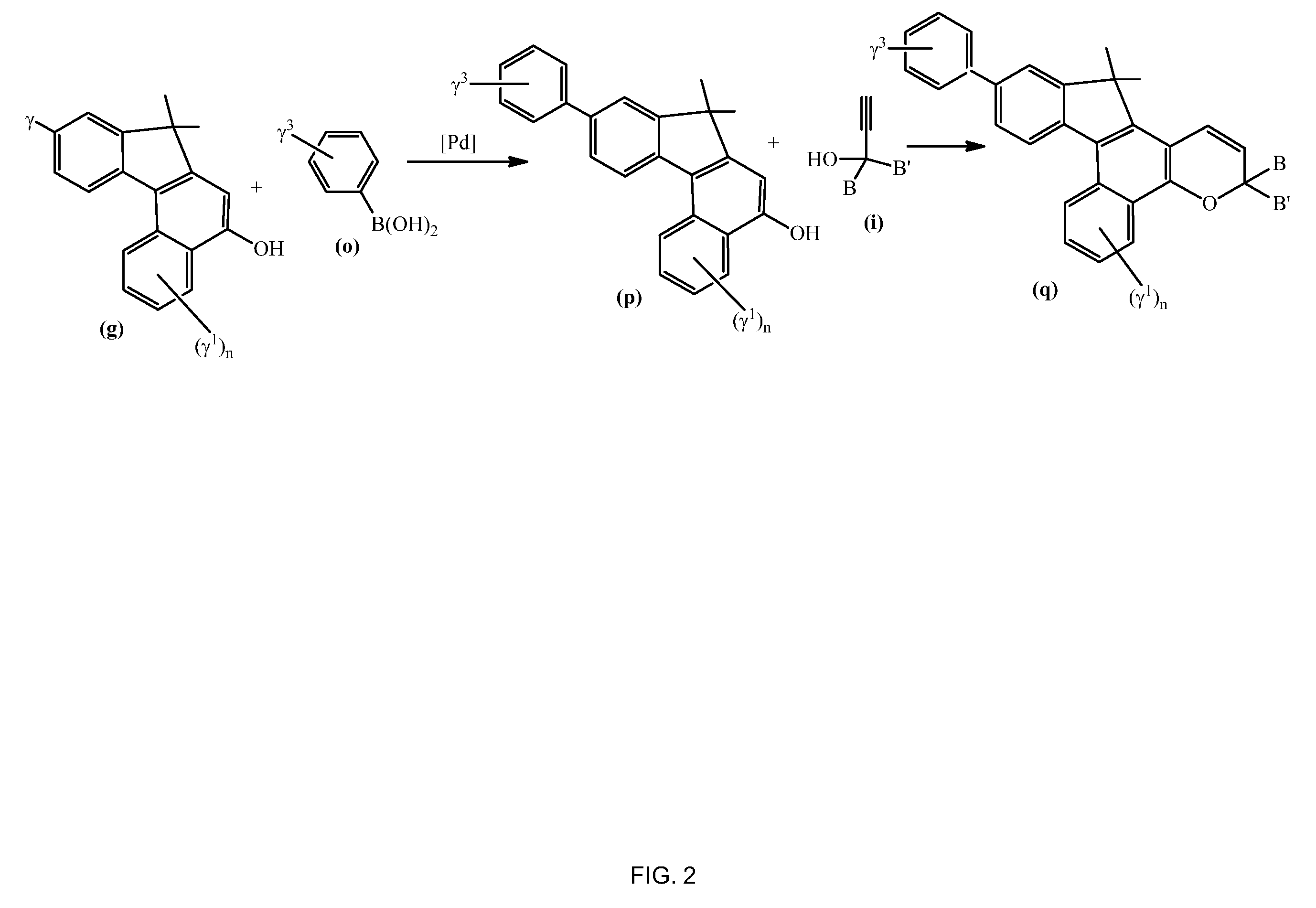 Photochromic materials having extended pi-conjugated systems and compositions and articles including the same