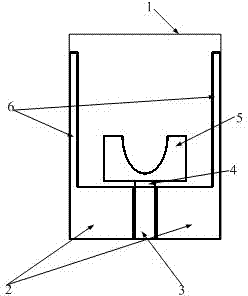 Ultra-wideband monopole antenna with expanded horizontal plane open circuit section and semi-oval slot