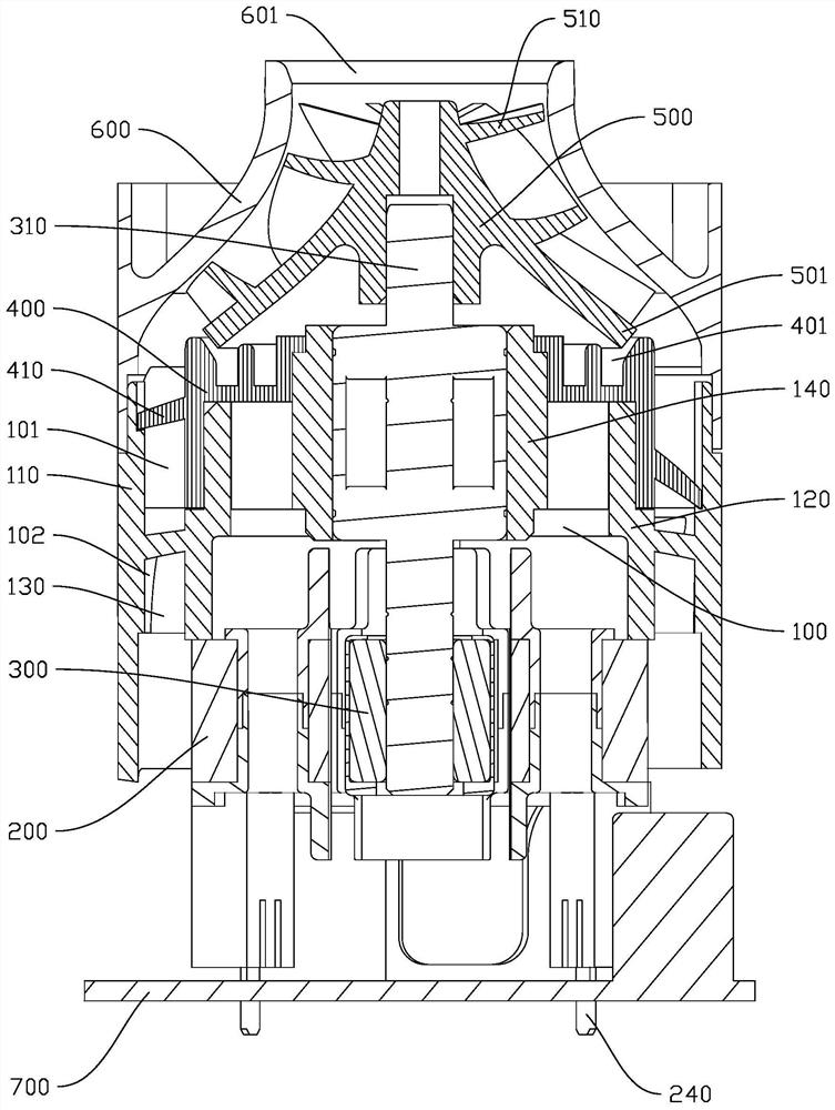 Electric fan and cleaning equipment