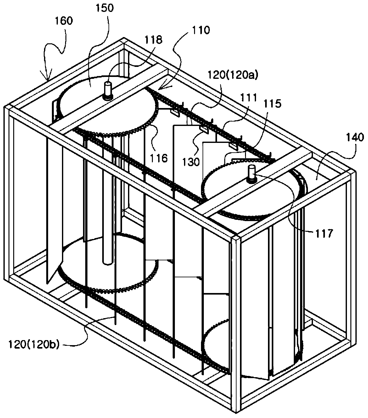 Power generating apparatus using flowing water