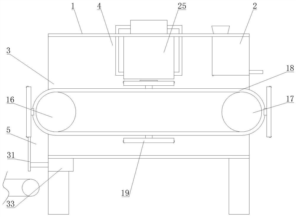 Battery core flattening equipment for lithium battery production process