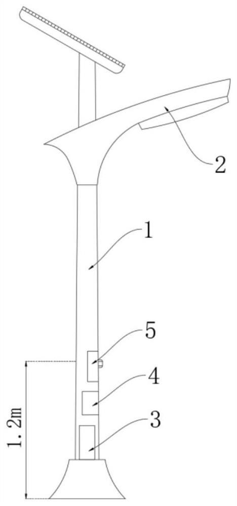 A control method for intelligent partition lighting of energy-saving street lamps