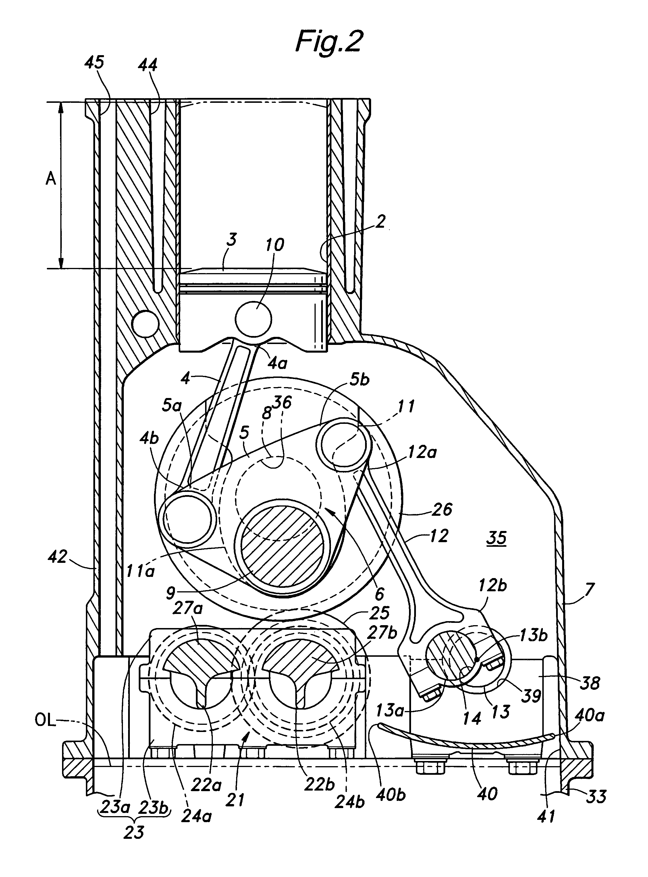 Variable stroke property engine