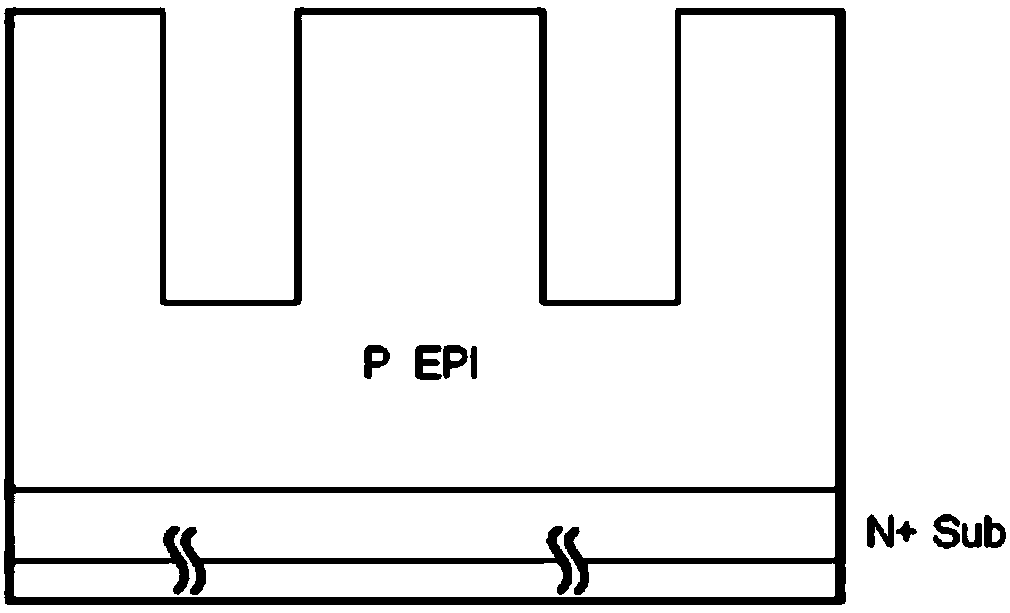 Channel voltage dividing field effect tube and production method based on high-energy ion implantation mode