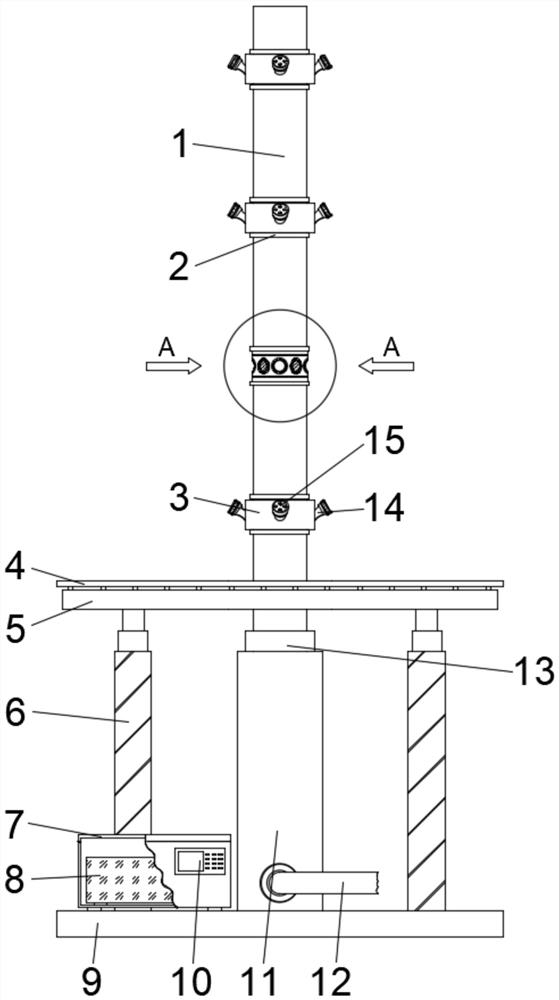 Combination structure of nozzle and nozzle of a sprinkler irrigation equipment