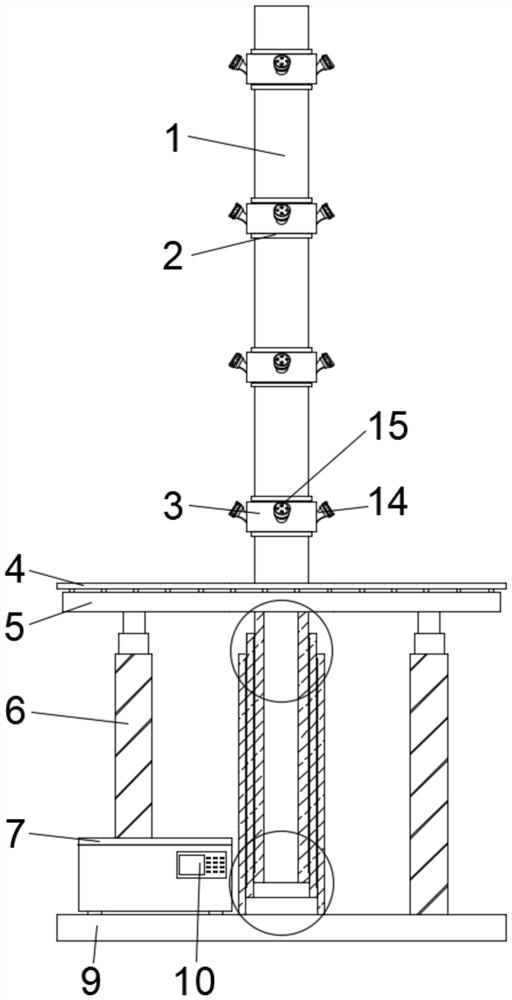 Combination structure of nozzle and nozzle of a sprinkler irrigation equipment