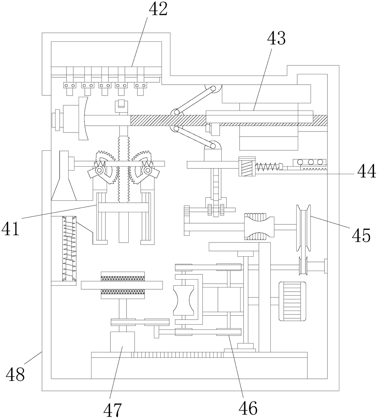 Automatic spraying equipment for hardware products