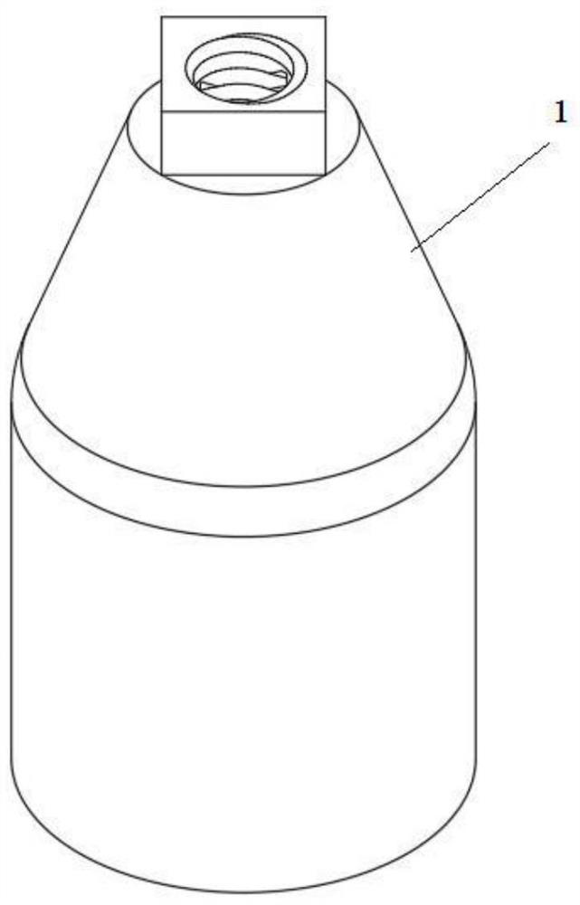 Nuclear power plant liquid ring vacuum pump impeller mounting device and method