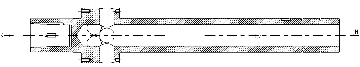 Force measuring system for spray pipe