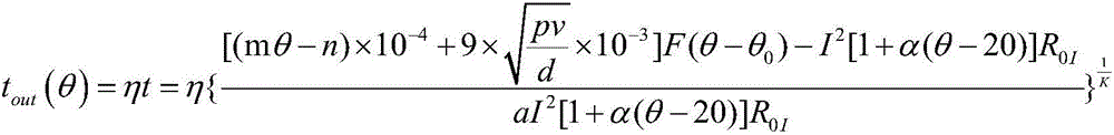 High-voltage power transmission strain clamp residual life prediction method