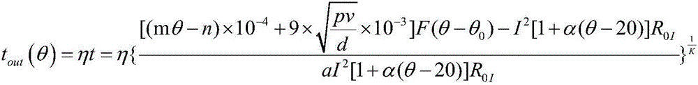 High-voltage power transmission strain clamp residual life prediction method