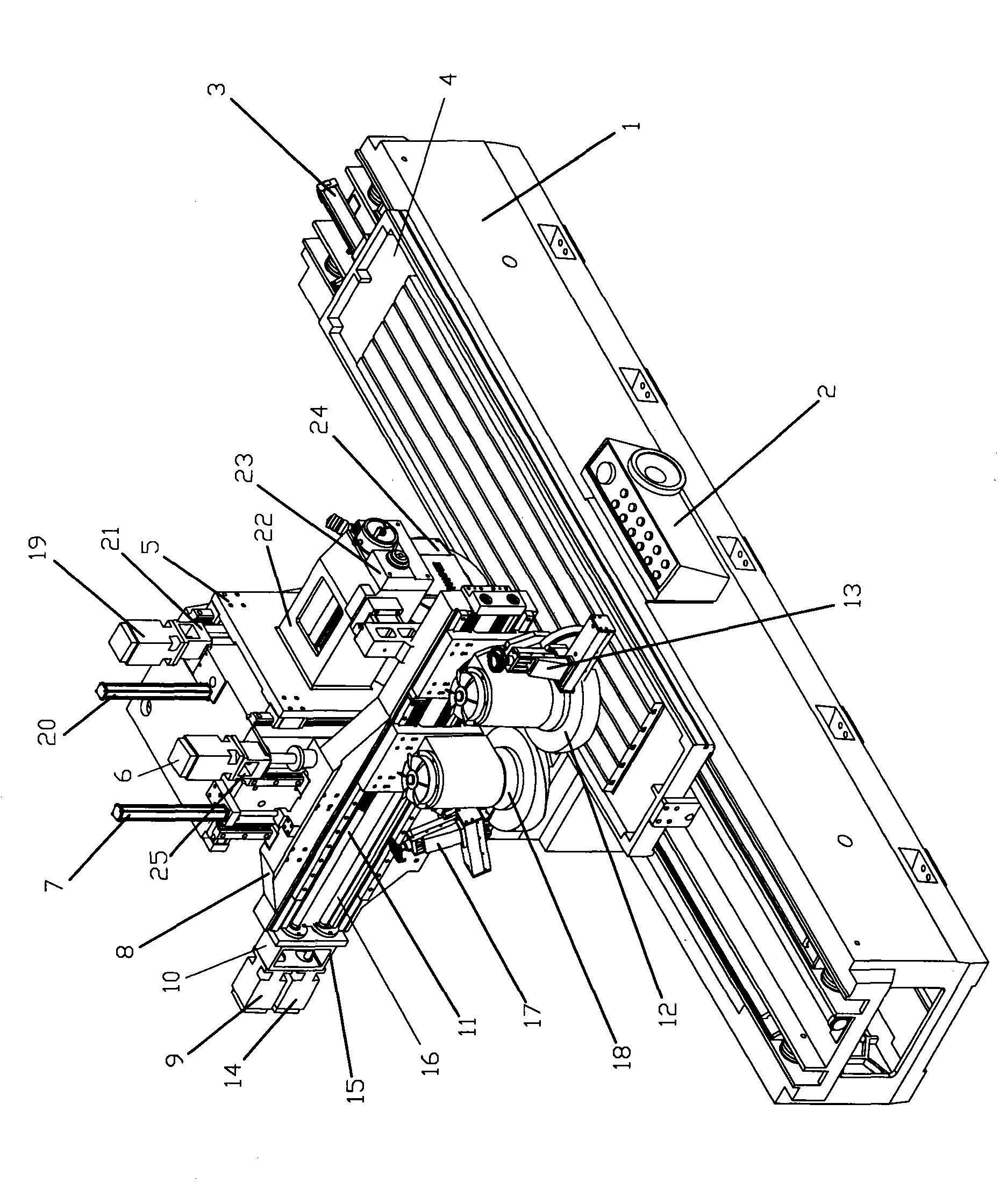 Numerically controlled multi-functional surface grinding machine