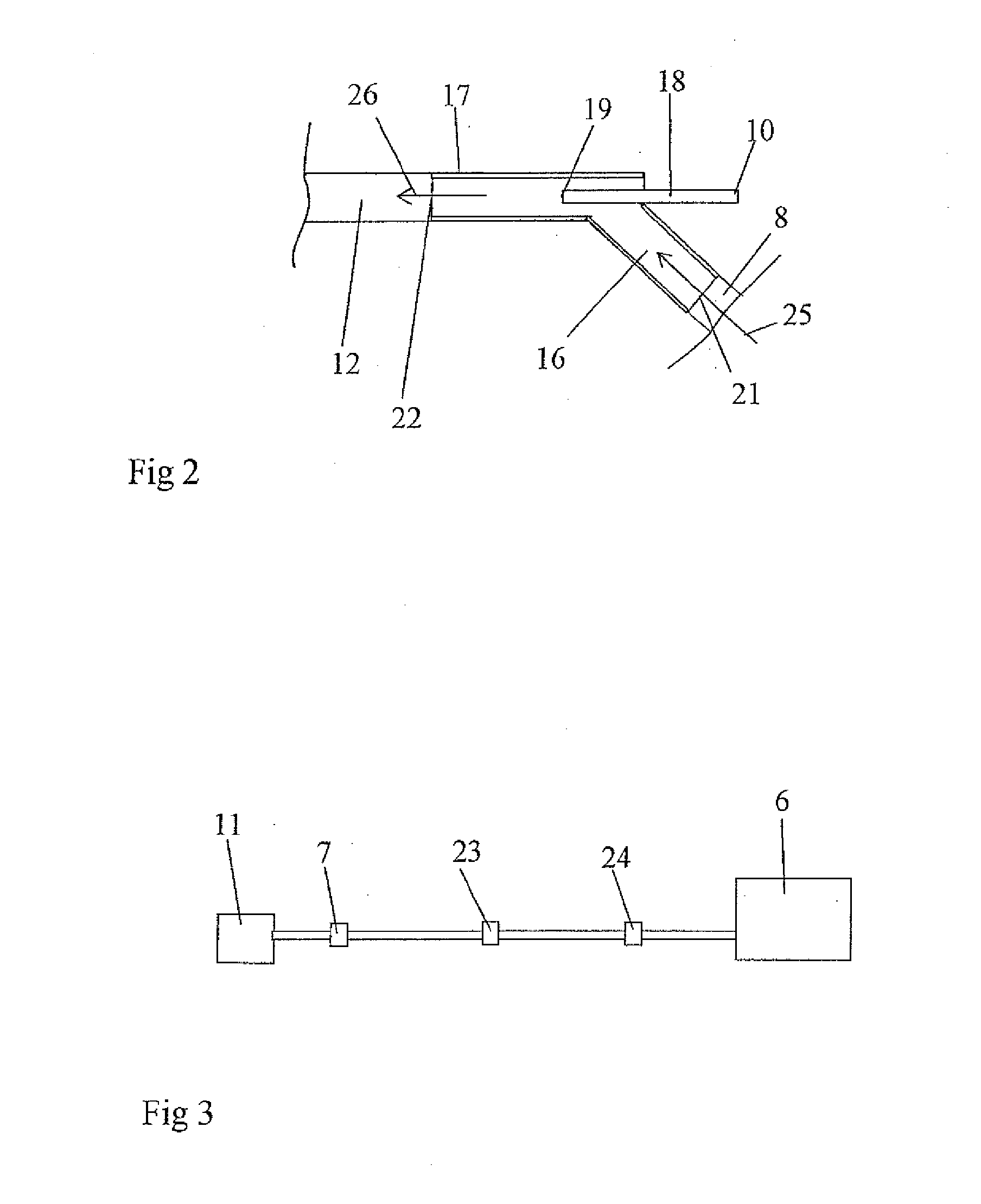 Device for handling powder for a welding apparatus