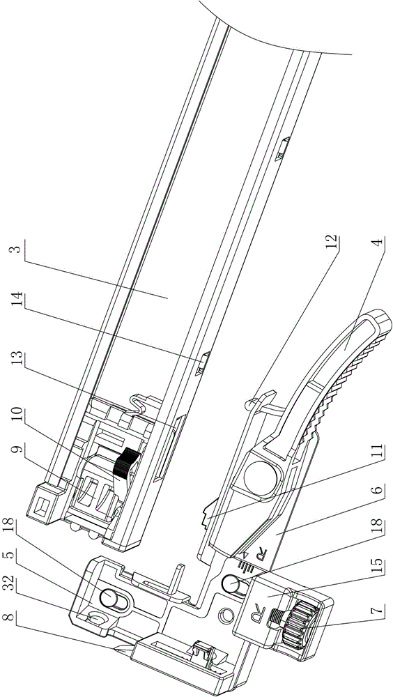 Removable multi-azimuth slide rail adjusting device