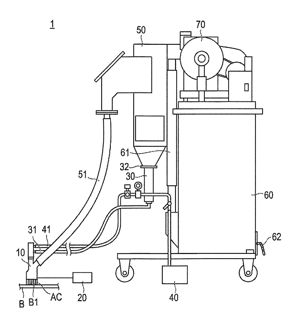 Surface treatment device and surface treatment method