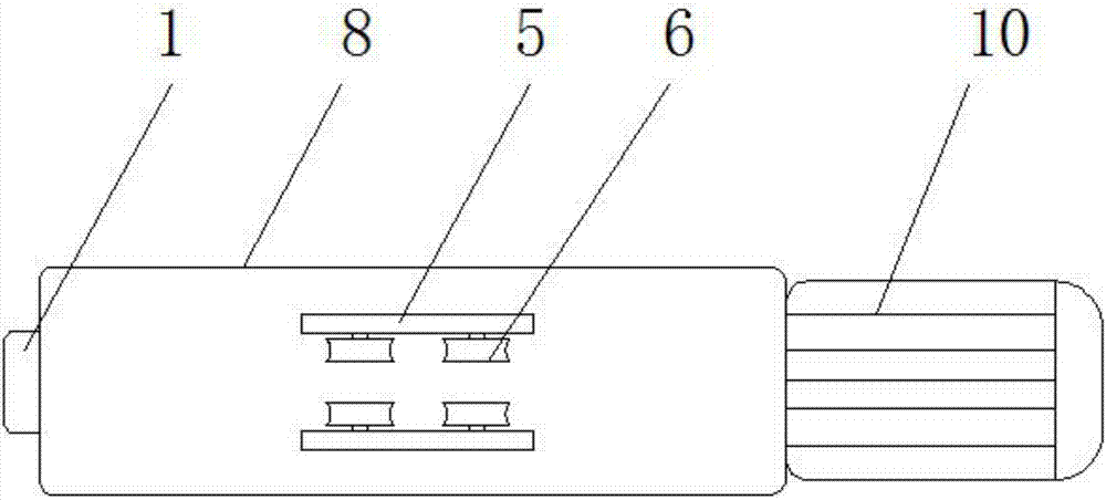 Transmission device for crane