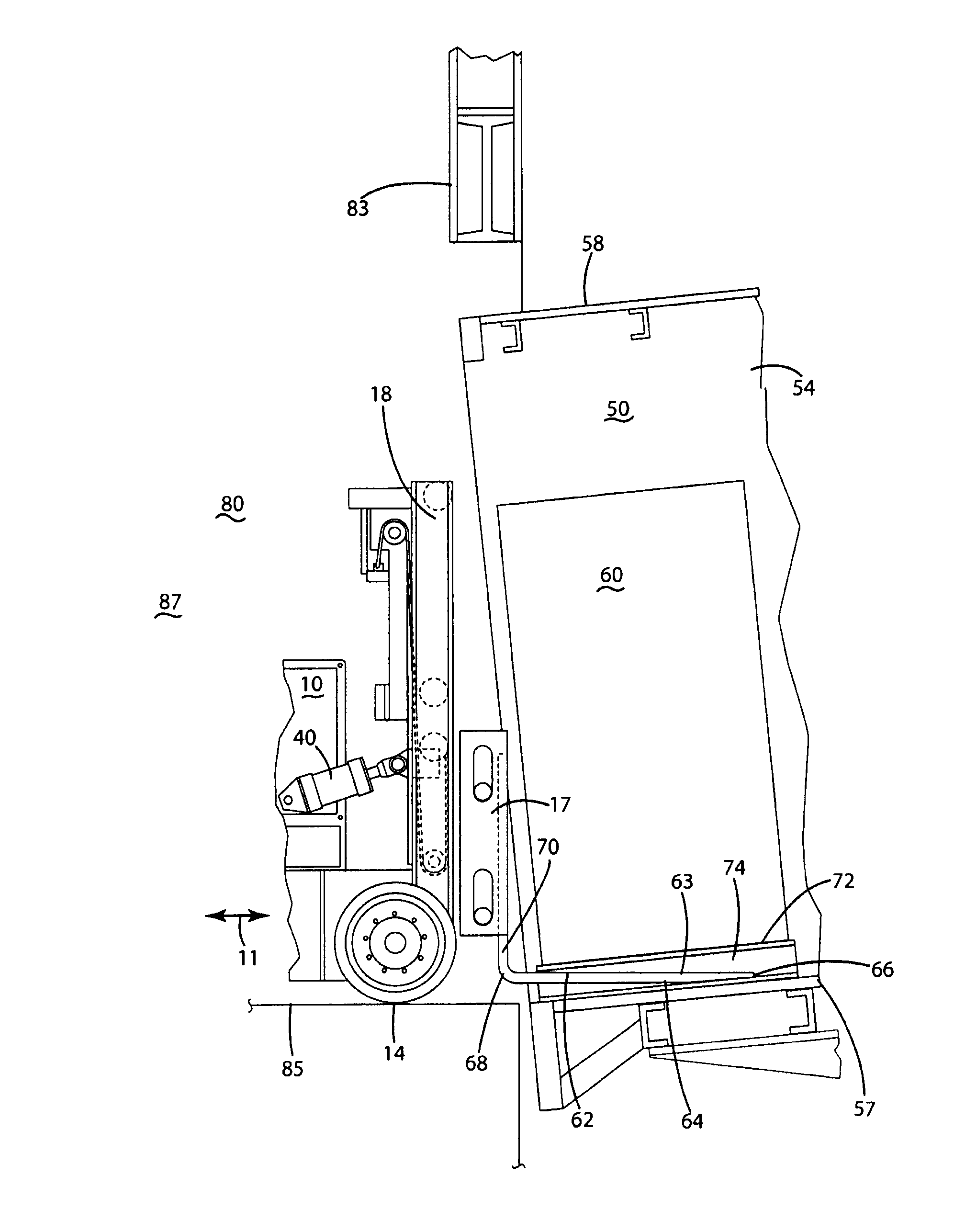 Automatic transport loading system and method