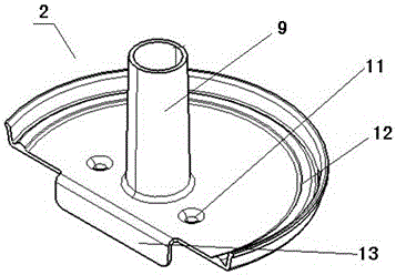 A lubricating flow guide structure for a dual-clutch transmission