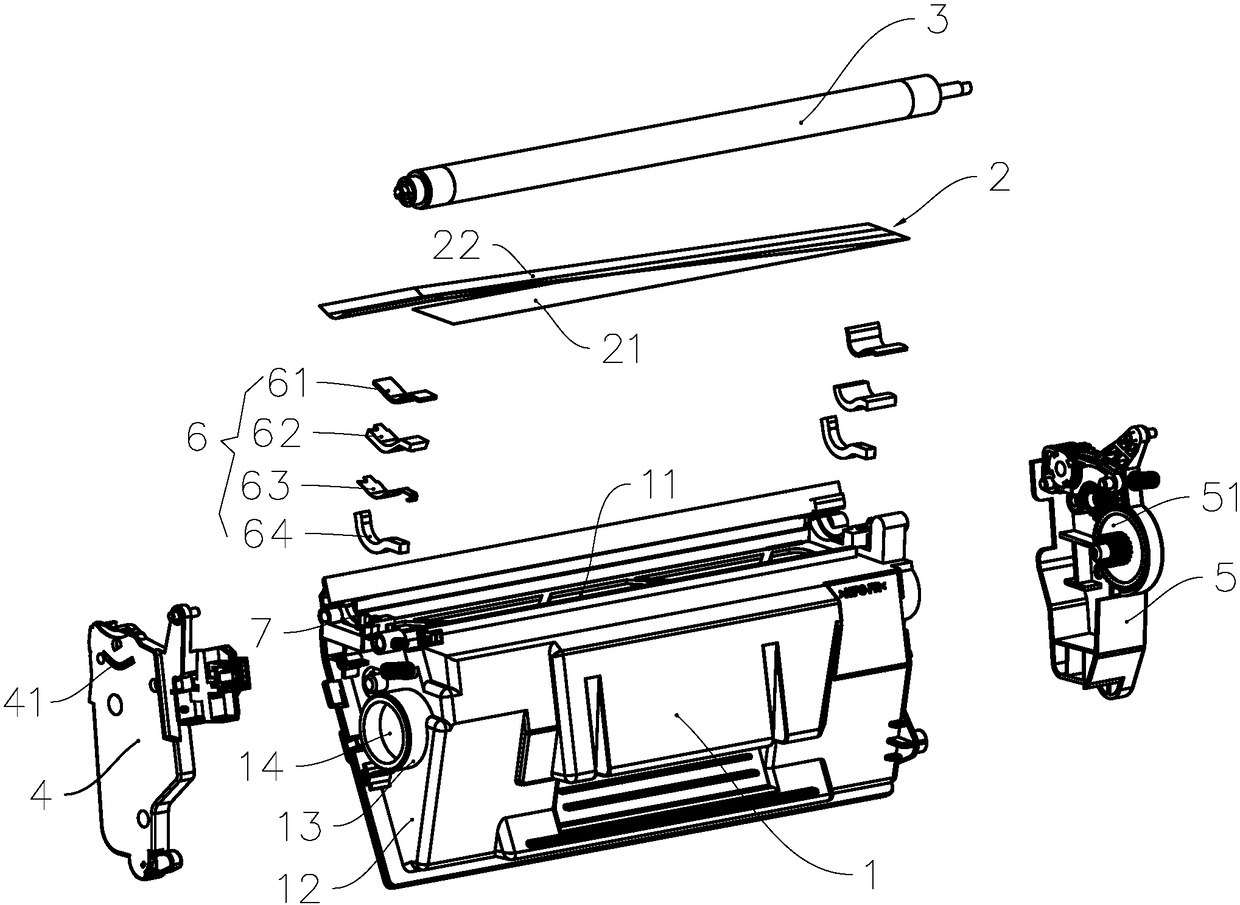 Sealing assembly for carbon powder box as well as carbon powder box and recycling method thereof