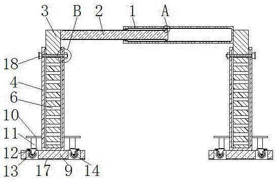 Textile fabric hanging stand