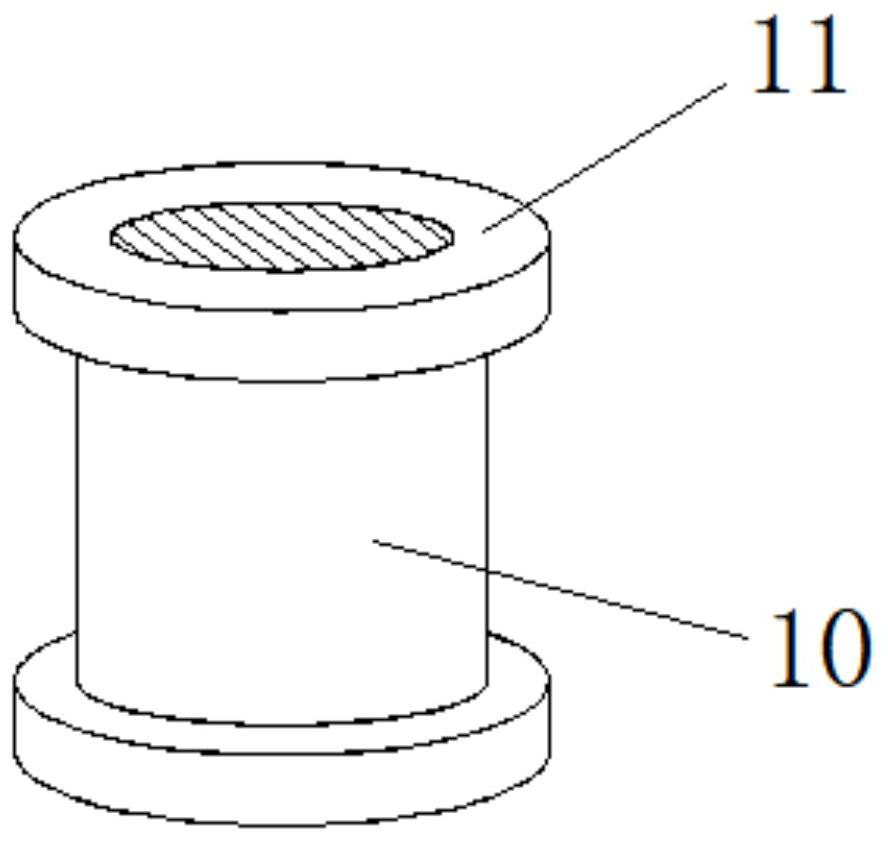 Rotary mixing device for glass raw materials